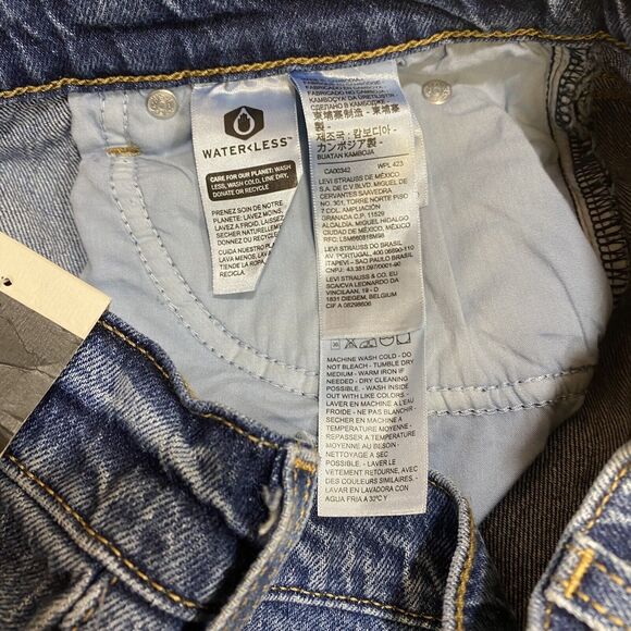 Levi's 70's High Flare Jeans Women 28x32 Blue Big E Distressed American Denim - Picture 7 of 14